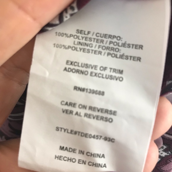 Altard State Floral Shift Dress Long Sleeve Size Small - Picture 6 of 6